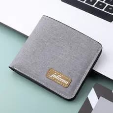 carteira masculina com ziper carteira masculina Carteira de lona masculina curta estudante com zíper carteira fina carte