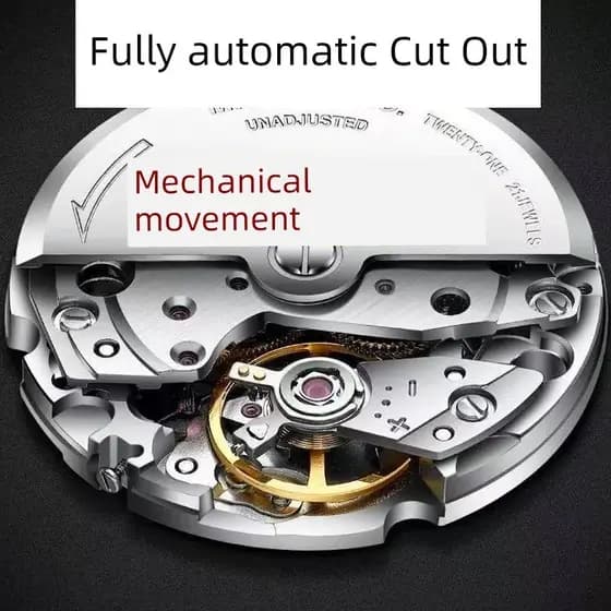 relogio masculino Totalmente automático turbilhão oco fundo transparente puro relógio mecânico masculino simples negócio