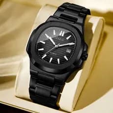 relogio masculino Papagaio superior automático puro relógio mecânico masculino oco turbilhão calendário luminoso à prova