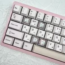 Contrato destemido Keycap exclusivo Valente Twilight Decepticon Original Factory PC Transparente Teclado de eixo magnéti