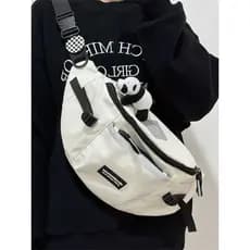 Bolsa mensageiro masculina estilo japonês ferramentas estilo esportivo bolsa de cintura nova Casual All-Match estudante