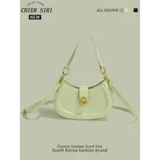 Bolsa bolsa transversal feminino CHIER genuíno High-End textura axilas sela saco nicho feminino 2025 novo estilo senhora