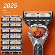 Nova lâmina de barbear importada alemã de cinco camadas adequada para Gillette Fengyin masculino Manual Universal veloci
