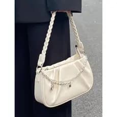 bolsa transversal feminino Bolsa Bolsa feminina nicho Design nuvem bolsa quadrada