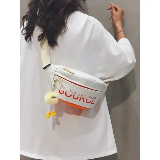 Casual Mulheres Esportes Meninos Ciclismo Lona Peito Bolsa