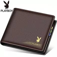 carteira masculina com ziper carteira masculina Nova Playboy textura de couro genuíno carteira masculina carteira curta