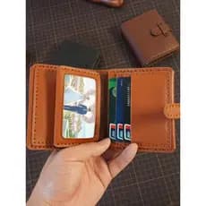 carteira masculina com ziper carteira masculina Diy artesanal carteira masculina caseiro couro curto carteira presente d
