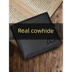 carteira masculina com ziper carteira masculina Carteira de couro genuíno masculina 2024 novo estilo carteira de couro g