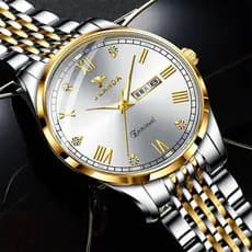 relogio masculino Novo relógio masculino suíço relógio mecânico automático relógio masculino calendário duplo à prova dw