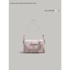 bolsa transversal feminino bolsa feminina UR doce arco bolsa feminina 2026 novo estilo moda na moda impresso bolsa de om