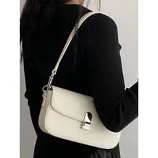 bolsa feminina Bolsa Nicho Design High-End textura axilas saco feminino 2026 novo estilo outono inverno Retro Baguette s