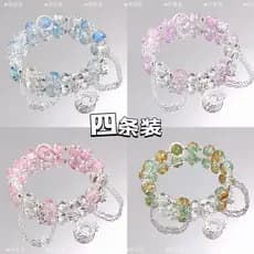 pulseira feminina pulseira Venda quente Super fada floresta série cristal lua pulseira feminino nicho Design estudantes