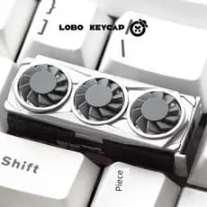 Placa gráfica 2.25U Keycap exclusivo de resina única substituível tampa de teclado mecânico personalizado presente Erchu