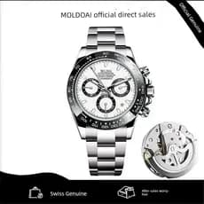 relogio masculino Panda Di relógio masculino calendário relógio de pulso luminoso relógio mecânico oco masculino à prova