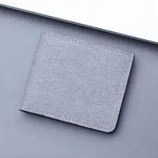carteira masculina carteira masculina com ziper Jolizeon Carteira masculina de lona curta carteira masculina com zíper c