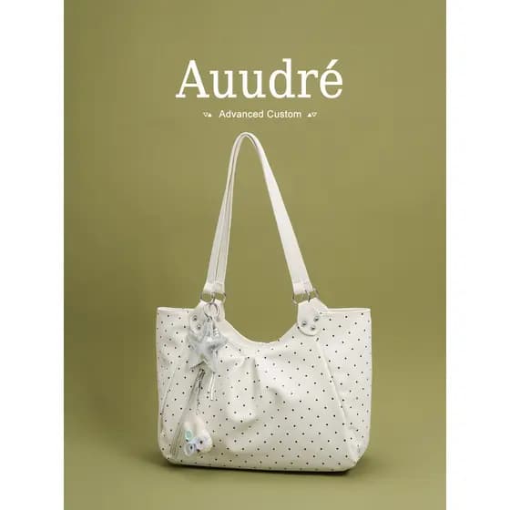 Bolsa bolsa transversal feminino Auudre nicho Design Polka Dot um ombro axilas saco feminino 2026 novo estilo verão gran