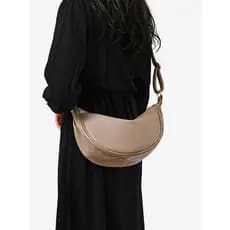 Bolsa de ombro de estudante outono inverno nicho japonês PU couro macio