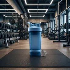 Coqueteleira Shaker para Proteína com Compartimento Extra e Mola Misturadora Esporte e