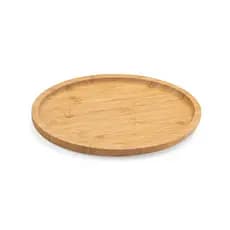 Petisqueira de Bambu Oval 28,5x20,5cm Bandeja para Petiscos, Frios, Queijos e Servir