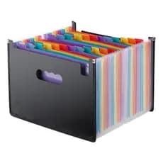 Organizadora A4 Expansível Documentos Com 25 Divisórias 33*24cm