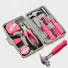 Kit 24 pcs de Ferramentas Multifuncional Portatil Completo para Reparos em Casa e no Trabalho
