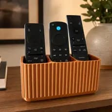 Porta Controle Remoto Decorativo Cobre para Sala | Organizador de Mesa | Decoração casa