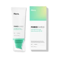 Protetor solar ultraleve HeroCoeticsForceShield SPF30 - Protetor solar diário leve, adequado para pele facial e com te