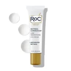 Creme Reparador para Olhos com Retinol RoC, adequado para olheiras e inchaço, creme antirrugas diário, produto de cuidad