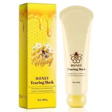 Máscara Facial HoneyTearingMask – 60g Hidratante e de Limpeza Profunda para uma Pele Mais Saudável YVWM