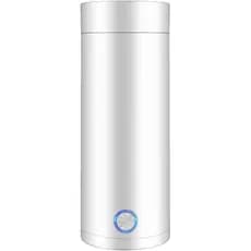 Chaleira Elétrica de Viagem, 14oz, Chaleira Elétrica Portátil de Aço Inoxidável, à Prova de Vazamentos, Aquecimento Rápi