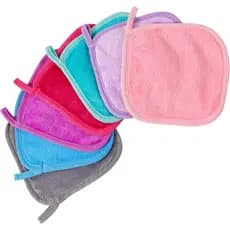 Conjunto de 7 luvas/toalhas de flanela macia, adequadas para necessidades de higiene pessoal, toalha de algodão macia, a
