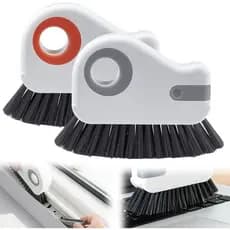 Escova de Limpeza de Trilhos de Janela Dois em Um, Ferramenta de Limpeza de Fendas Novo Estilo 2026, Escova Multifuncion