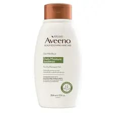 Aveeno Farm-Fresh Oat Milk Shampoo Sem Sulfato com Aveia Coloidal e Leite de Amêndoa, Shampoo Hidratante para Todos os T