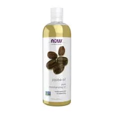 NOW Food Solutions, Óleo de Jojoba, 100% puro e hidratante, Óleo multiuso, Adequado para rosto, cabelo e corpo, 16 onças
