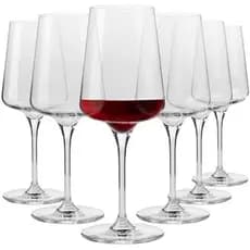 Conjunto De Copos Para Beber Krosno Infinity Com De Suco De Água De 6 A 16.6 Onças , Cônicos Modernos Sem Chumbo , Utens