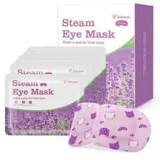 Máscara ocular a vapor Jekeno, 16 máscaras descartáveis para olhos secos, máscara ocular auto-hidratante e aquecedora de