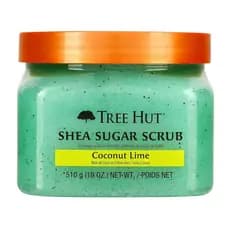 Esfoliante Corporal de Manteiga de Karité e Coco com Limão TreeHut 18oz