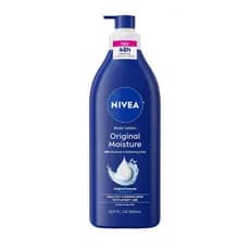 Loção Hidratante Corporal Original com Vitamina E, Hidratação por 48 Horas, Adequada para Pele Média a Seca, Frasco com
