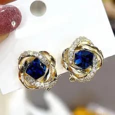 Brincos de Zircônia Quadrados, Super Brilhantes e Versáteis, Brincos da Moda, Joias de Luxo Leve e de Alta Qualidade, Ad