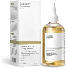Tônico Esfoliante com Ácido Acético 7%, Tônico Esfoliante Suave, Acalma a Pele, Rejuvenesce, Novo, Fórmula Hidratante, R