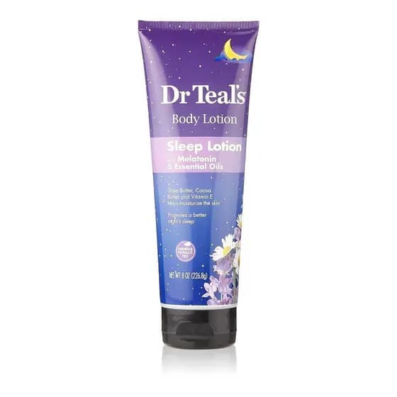 Loção Corporal e Óleos Essenciais Noturnos da Teal, 8oz WVTP