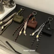 TooToo Novo estilo bolsa de fone de ouvido corda trançada calças corrente Hip Hop pendurado corrente saco pendurado chav