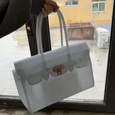 TooToo Retro Jelly Bag Textura Fosca Cor Clara Cor Transparente Moda Verão Novo Estilo