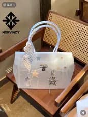 TooToo 2026 Novo Estilo Jelly Bag Transparente Bolsa Feminina Portátil Bolsa de Praia de Grande Capacidade