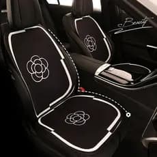 Conjunto promocional de três peças de almofada para encosto de banco de carro, novo modelo, capa de assento e almofada u