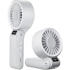 Ventilador portátil de mão, turboventilador de velocidade variável contínua de 150 níveis, com display LED, adequado par