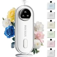 Difusor de óleos essenciais sem água, adequado para casa e carro, difusor portátil com 7 modos de névoa, equipado com um