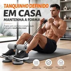 Dispositivo auxiliar de treinamento abdominal-Faça exercícios em casa Sem sair de casa  | Ajuste de 3 Níveis