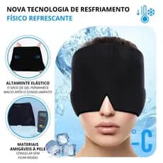 Touca de Gel para Compressa Quente e Fria | Reutilizável para Relaxamento e Uso Diário