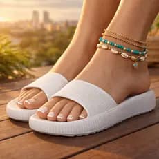 Chinelo Feminino Nuvem Slide Ergonômico Antiderrapante Flexível Conforto